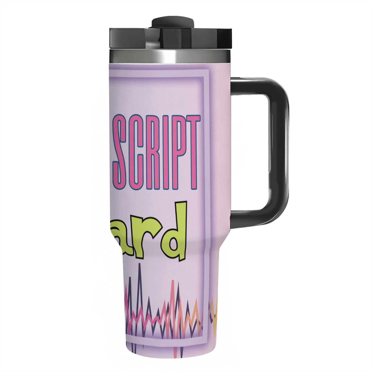 40oz Tumbler with Handle and Straw (Made in USA)