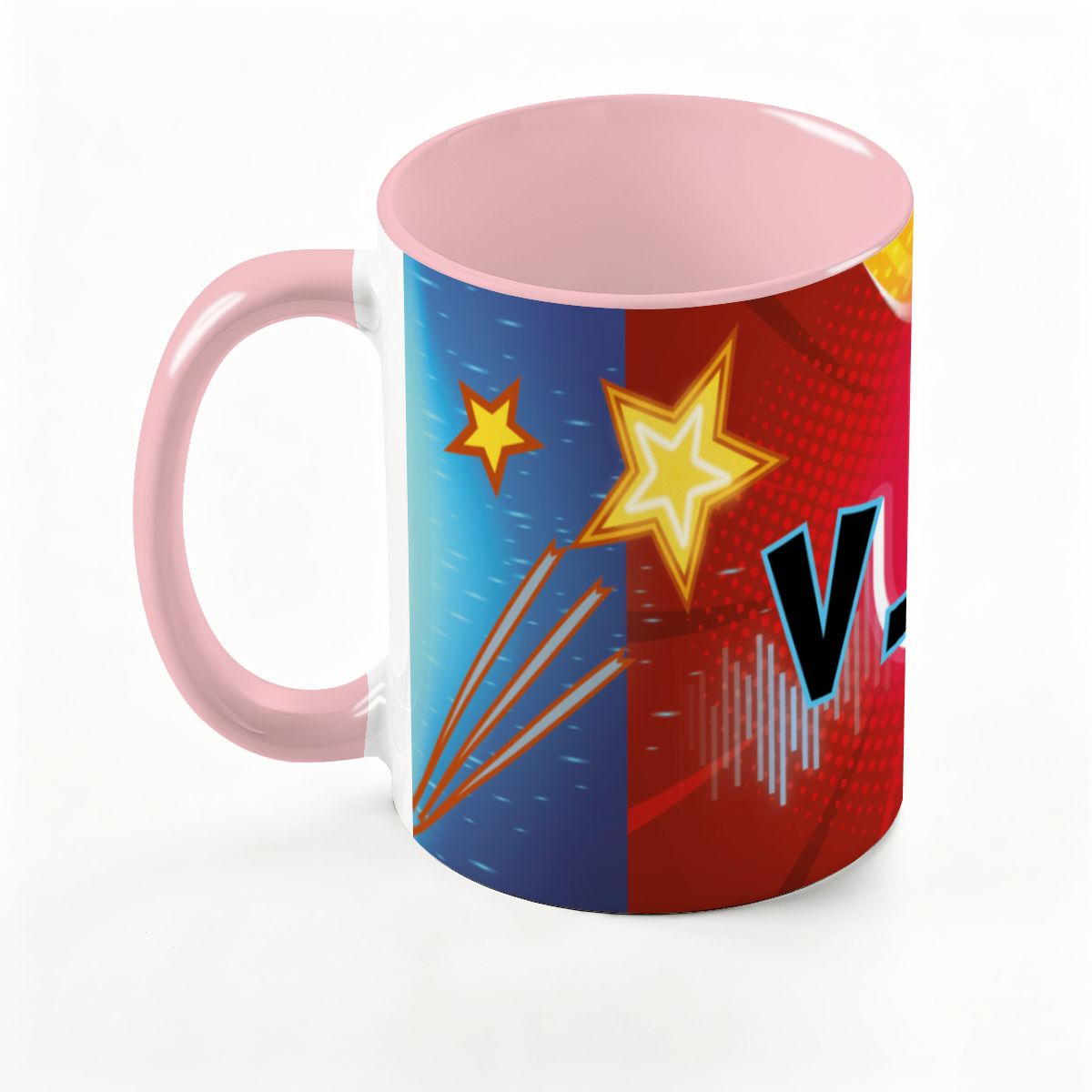 Large Colorful Mug (15oz) (Made in USA)