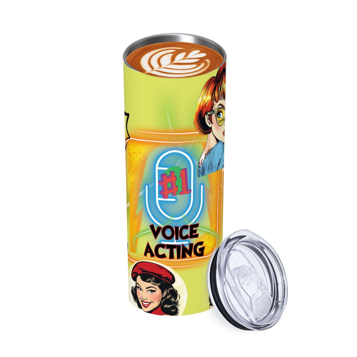 20oz Straight Stainless Steel Tumbler with Straw（Made in USA)