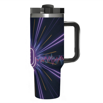 40oz Tumbler with Handle and Straw (Made in USA)