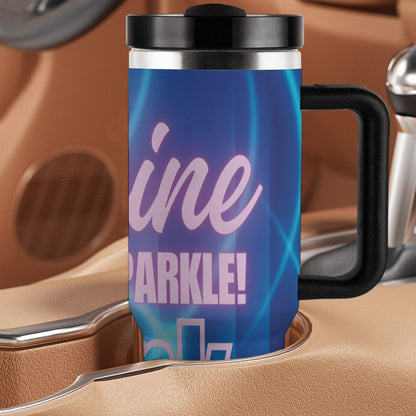 40oz Tumbler with Handle and Straw (Made in USA)