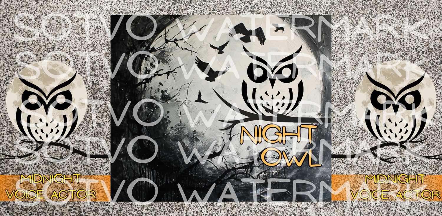 Night Owl: Voice Actor: Insulated Stainless Steel Classic 40oz Travel Mug with Handle