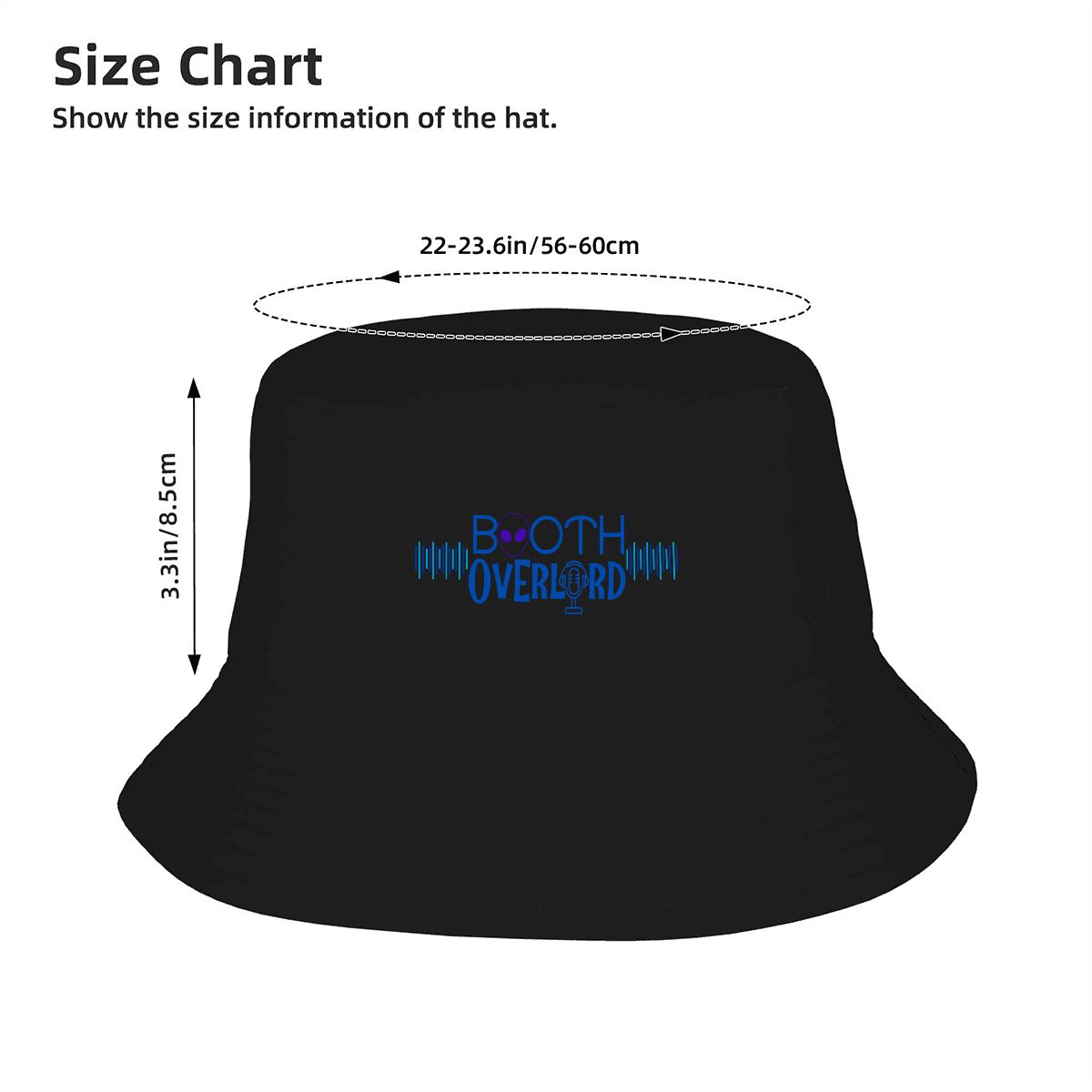 Are You A Booth Overload?  Classic Adult Double Layer Bucket Hat