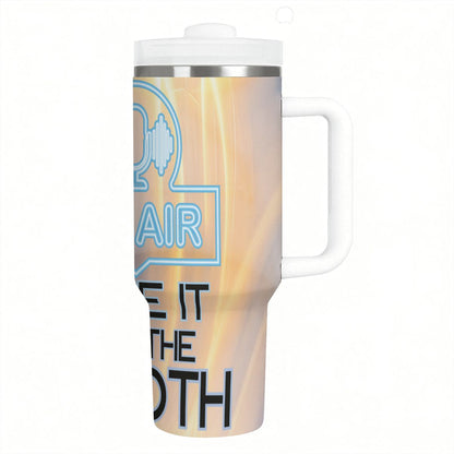 40oz Tumbler with Handle and Straw (Made in USA)