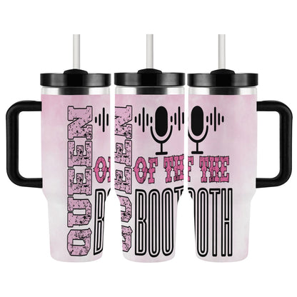 40oz Tumbler with Handle and Straw (Made in USA)