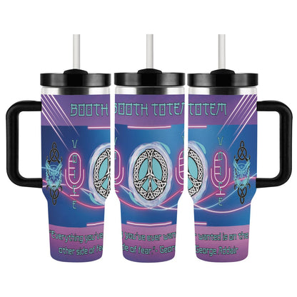 40oz Tumbler with Handle and Straw (Made in USA)