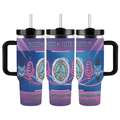 40oz Tumbler with Handle and Straw (Made in USA)