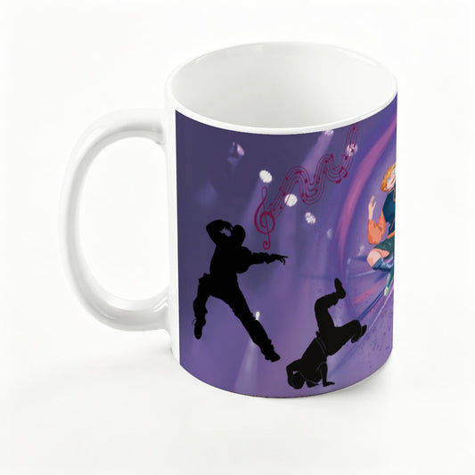 Dance Dance Dance: Large Colorful Mug (15oz)