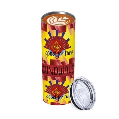 20oz Straight Stainless Steel Tumbler with Straw（Made in USA)