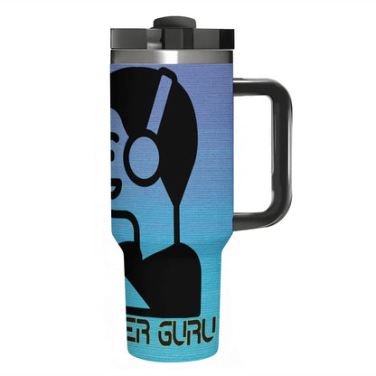 40oz Tumbler with Handle and Straw (Made in USA)