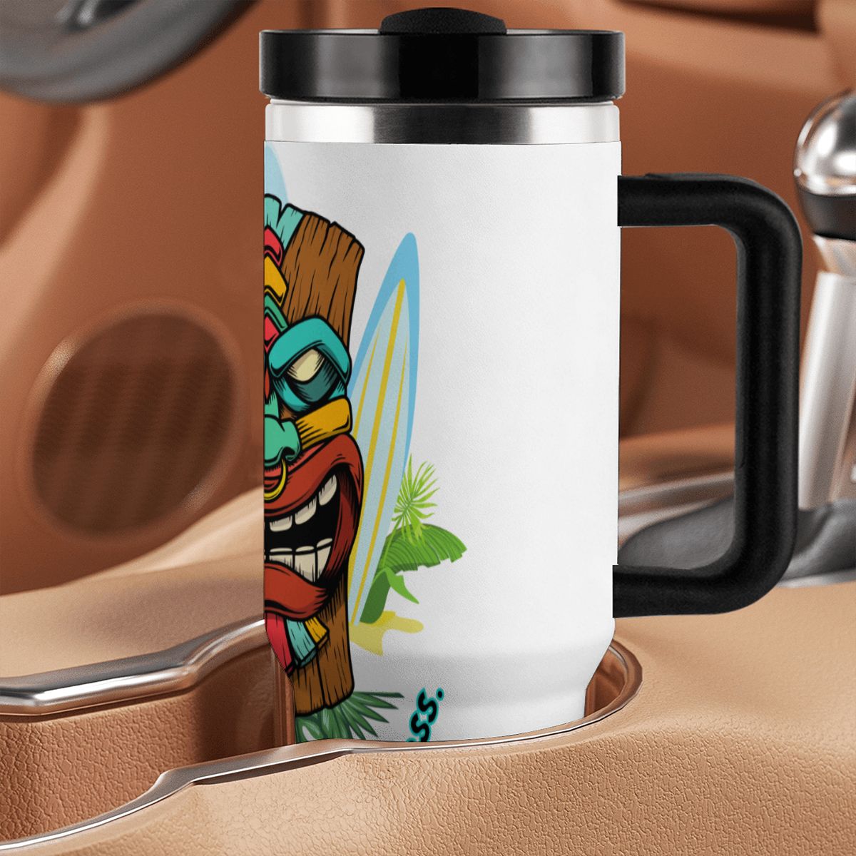40oz Tumbler with Handle and Straw (Made in USA)