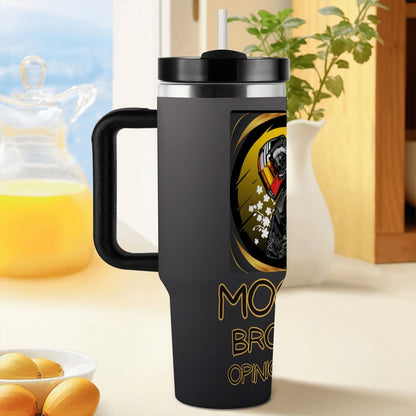 40oz Tumbler with Handle and Straw (Made in USA)