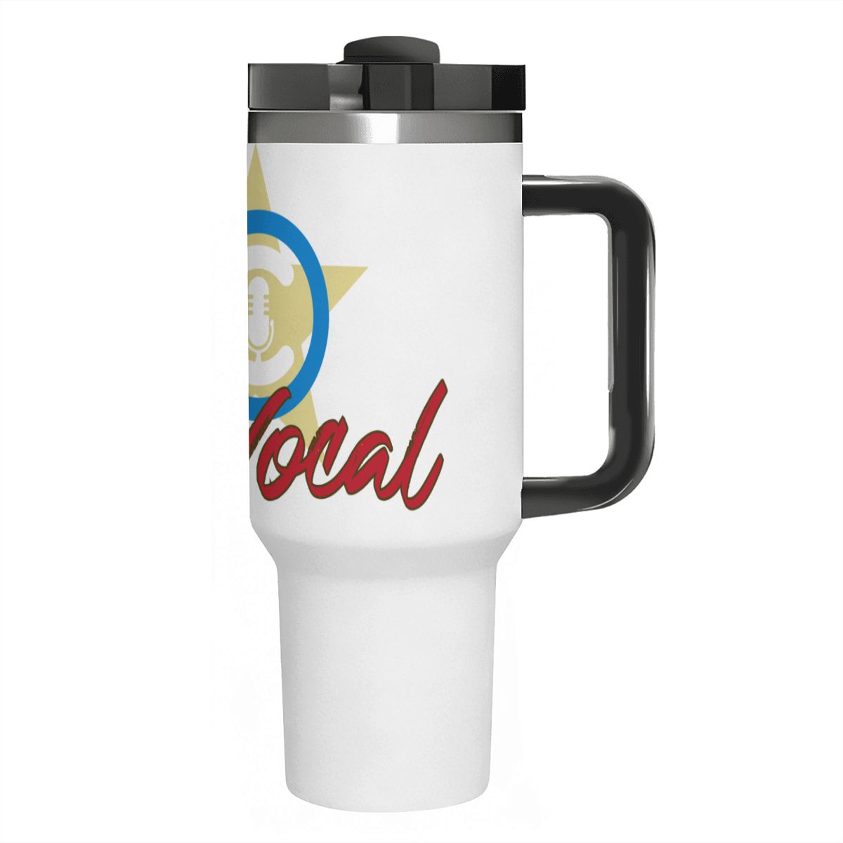 GET VOCAL: 40oz Tumbler with Handle and Straw