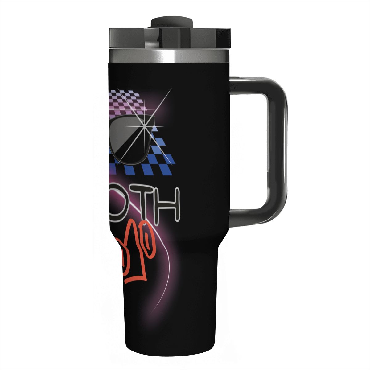 40oz Tumbler with Handle and Straw (Made in USA)
