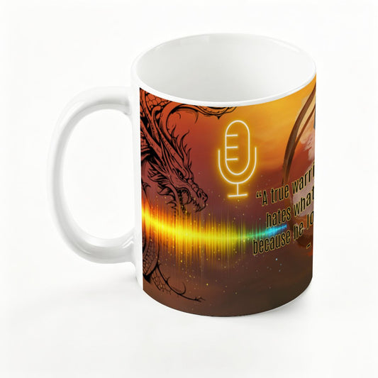 DRAGON WARRIOR Style: Large Colorful Mug (15oz)