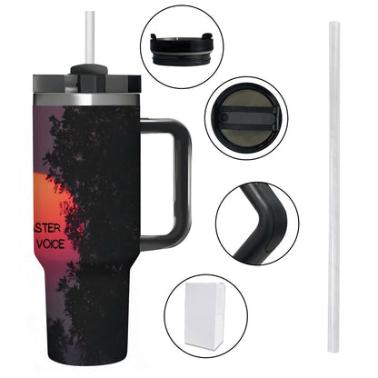 40oz Tumbler with Handle and Straw (Made in USA)