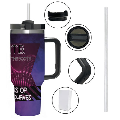 40oz Tumbler with Handle and Straw (Made in USA)