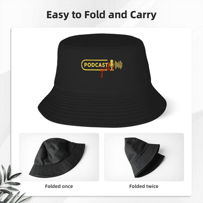Shout Out to Podcast Girl: Classic Adult Double Layer Bucket Hat