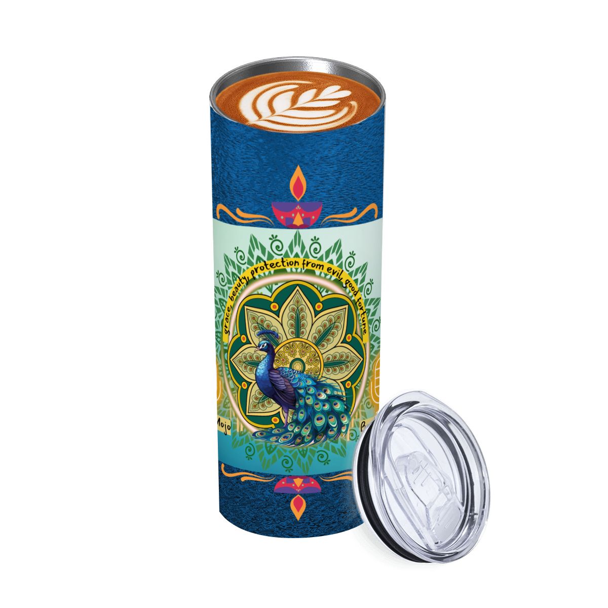 20oz Straight Stainless Steel Tumbler with Straw（Made in USA)