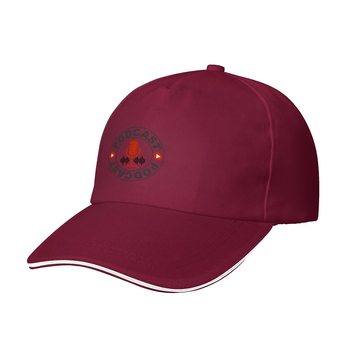 Sandwich Brim Baseball Cap (Made in USA)