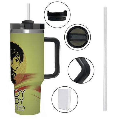 40oz Tumbler with Handle and Straw (Made in USA)