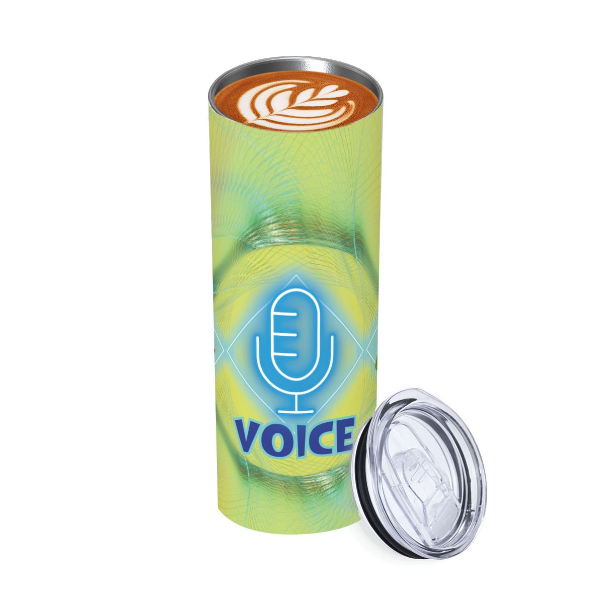 20oz Straight Stainless Steel Tumbler with Straw（Made in USA)