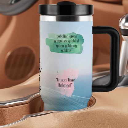 40oz Tumbler with Handle and Straw (Made in USA)