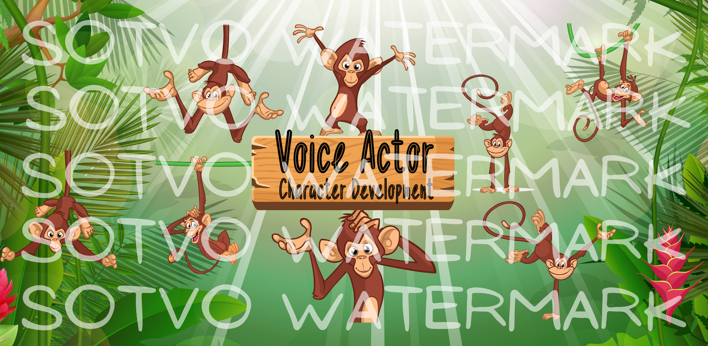 Voice Actor: Character Development: Monkey Style: Insulated Stainless Steel Classic 40oz Travel Mug with Handle