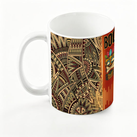 BOOTH MASKS: Large Colorful Mug (15oz)