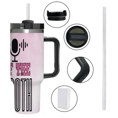 40oz Tumbler with Handle and Straw (Made in USA)