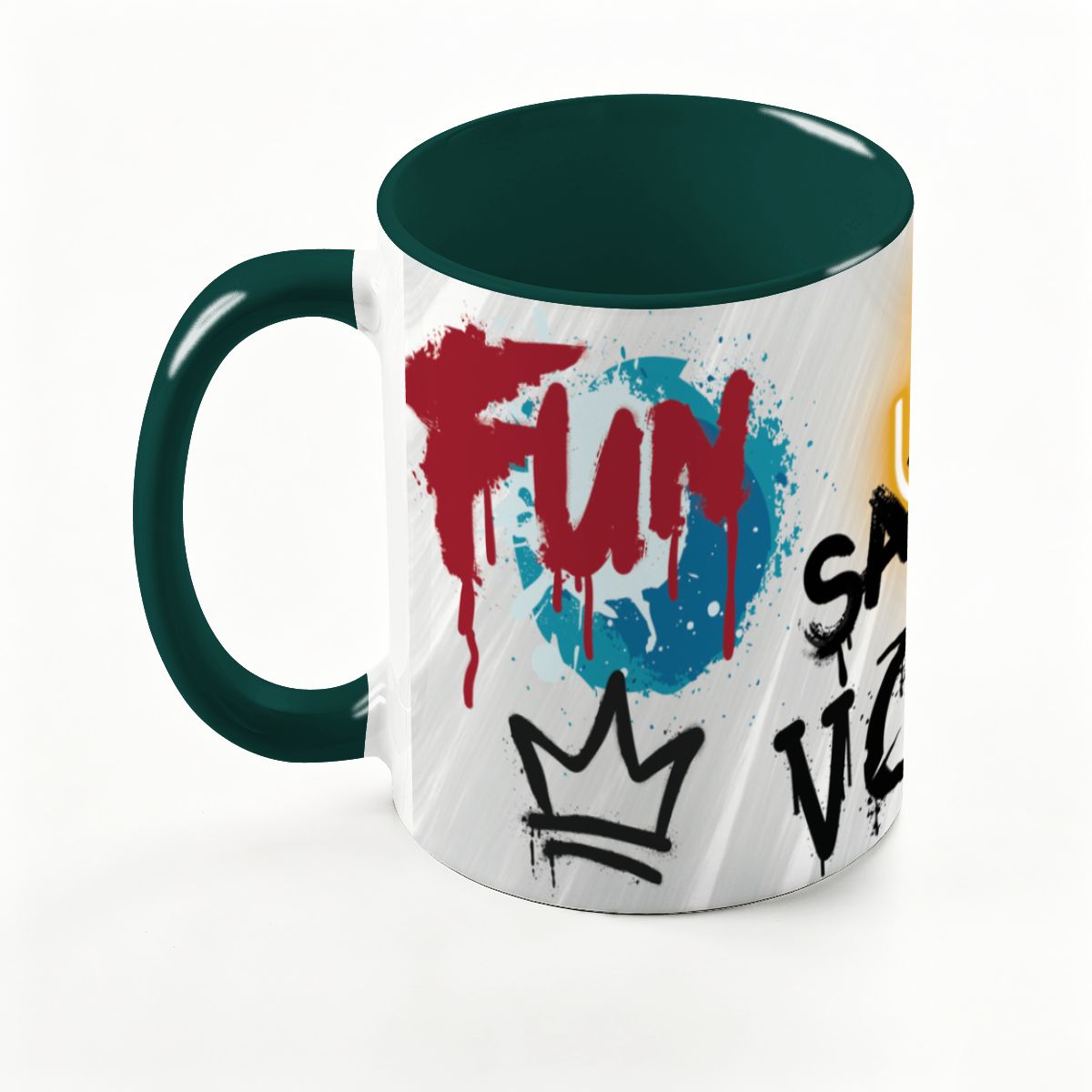 Large Colorful Mug (15oz) (Made in USA)