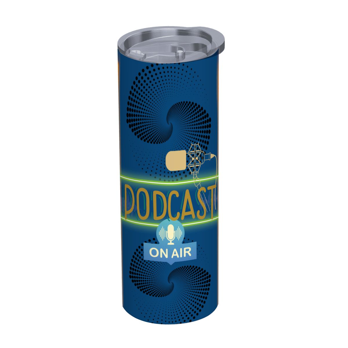 20oz Straight Stainless Steel Tumbler with Straw（Made in USA)