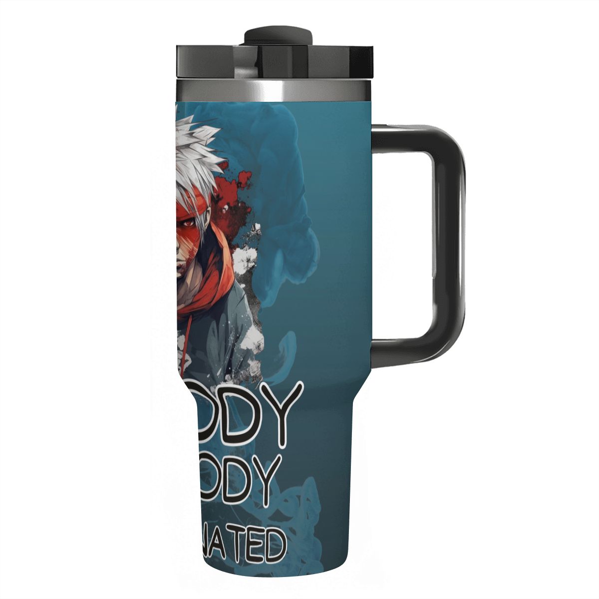 40oz Tumbler with Handle and Straw (Made in USA)