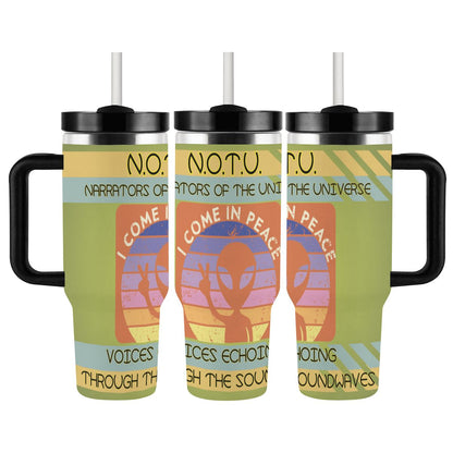 40oz Tumbler with Handle and Straw (Made in USA)