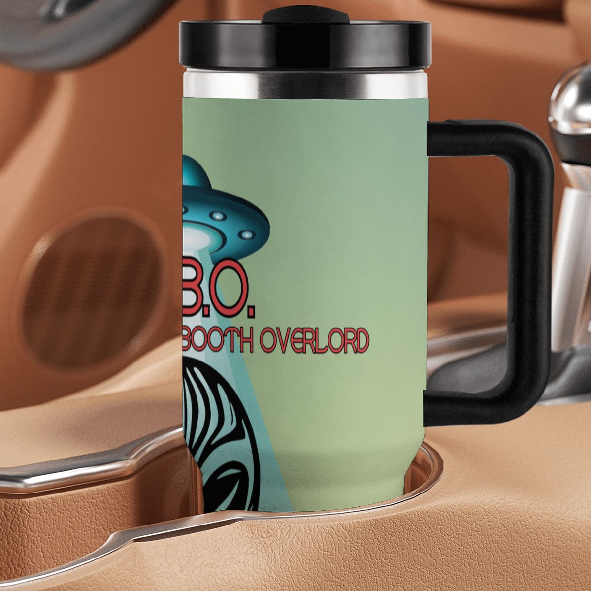 40oz Tumbler with Handle and Straw (Made in USA)