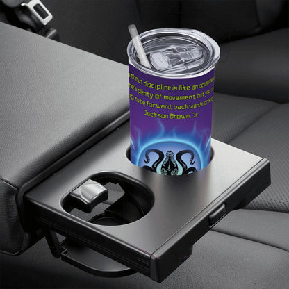 20oz Straight Stainless Steel Tumbler with Straw（Made in USA)