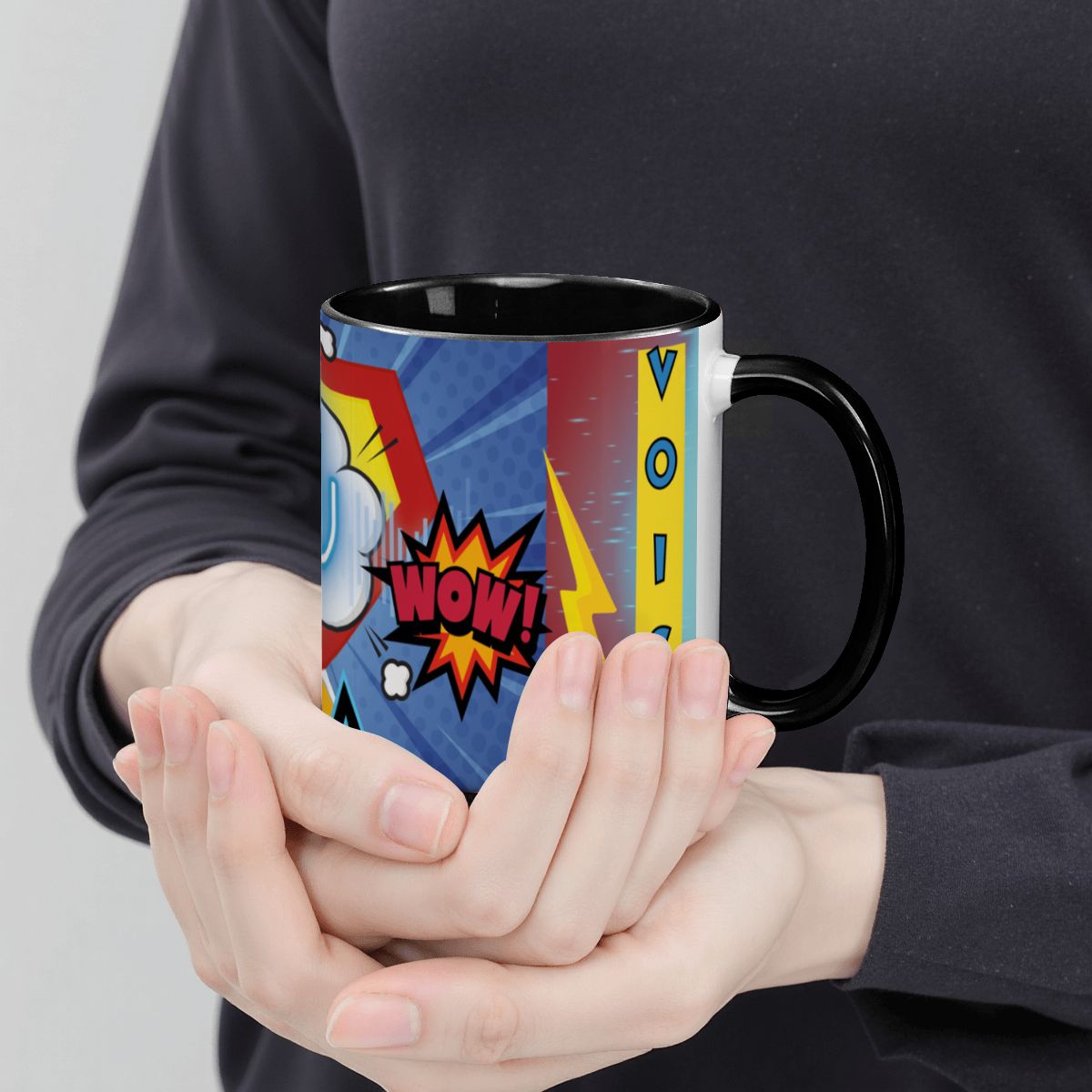 Large Colorful Mug (15oz) (Made in USA)