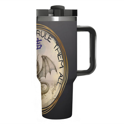 40oz Tumbler with Handle and Straw (Made in USA)