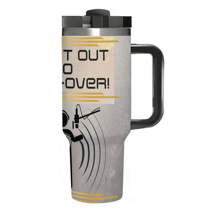 40oz Tumbler with Handle and Straw (Made in USA)