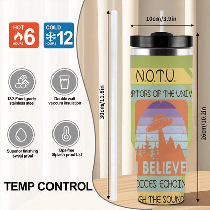40oz Tumbler with Handle and Straw (Made in USA)