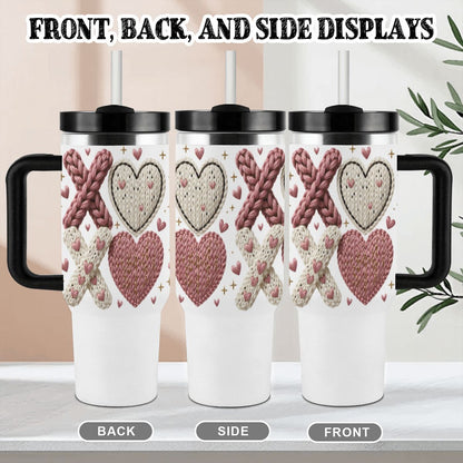 40oz Tumbler with Handle and Straw (Made in USA)
