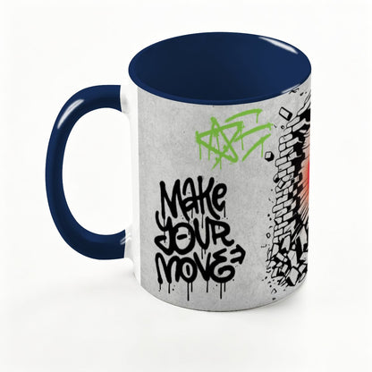 Large Colorful Mug (15oz) (Made in USA)