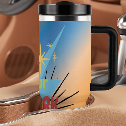40oz Tumbler with Handle and Straw (Made in USA)
