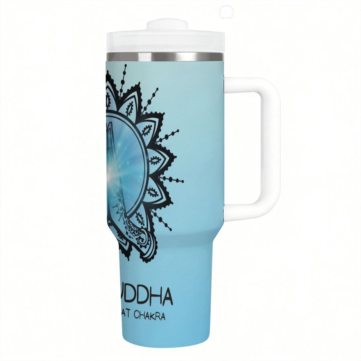 40oz Tumbler with Handle and Straw (Made in USA)