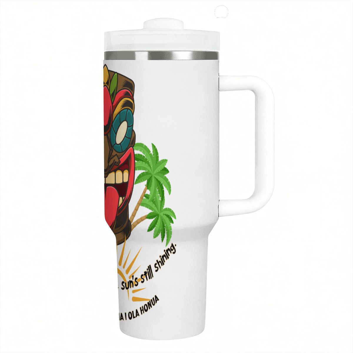 40oz Tumbler with Handle and Straw (Made in USA)