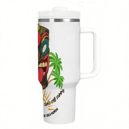 40oz Tumbler with Handle and Straw (Made in USA)