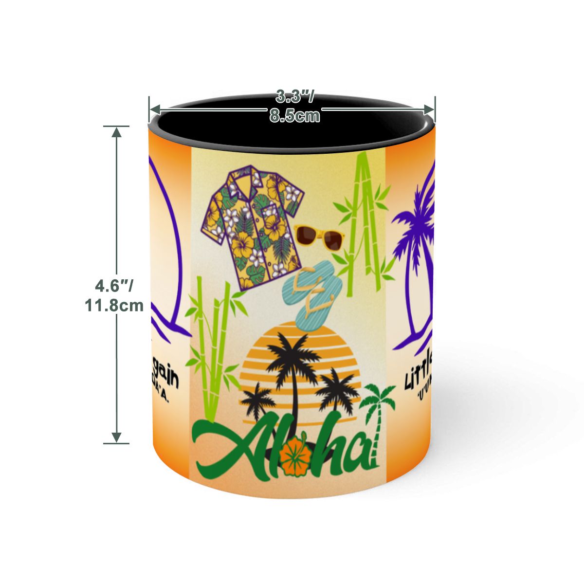 Large Colorful Mug (15oz) (Made in USA)