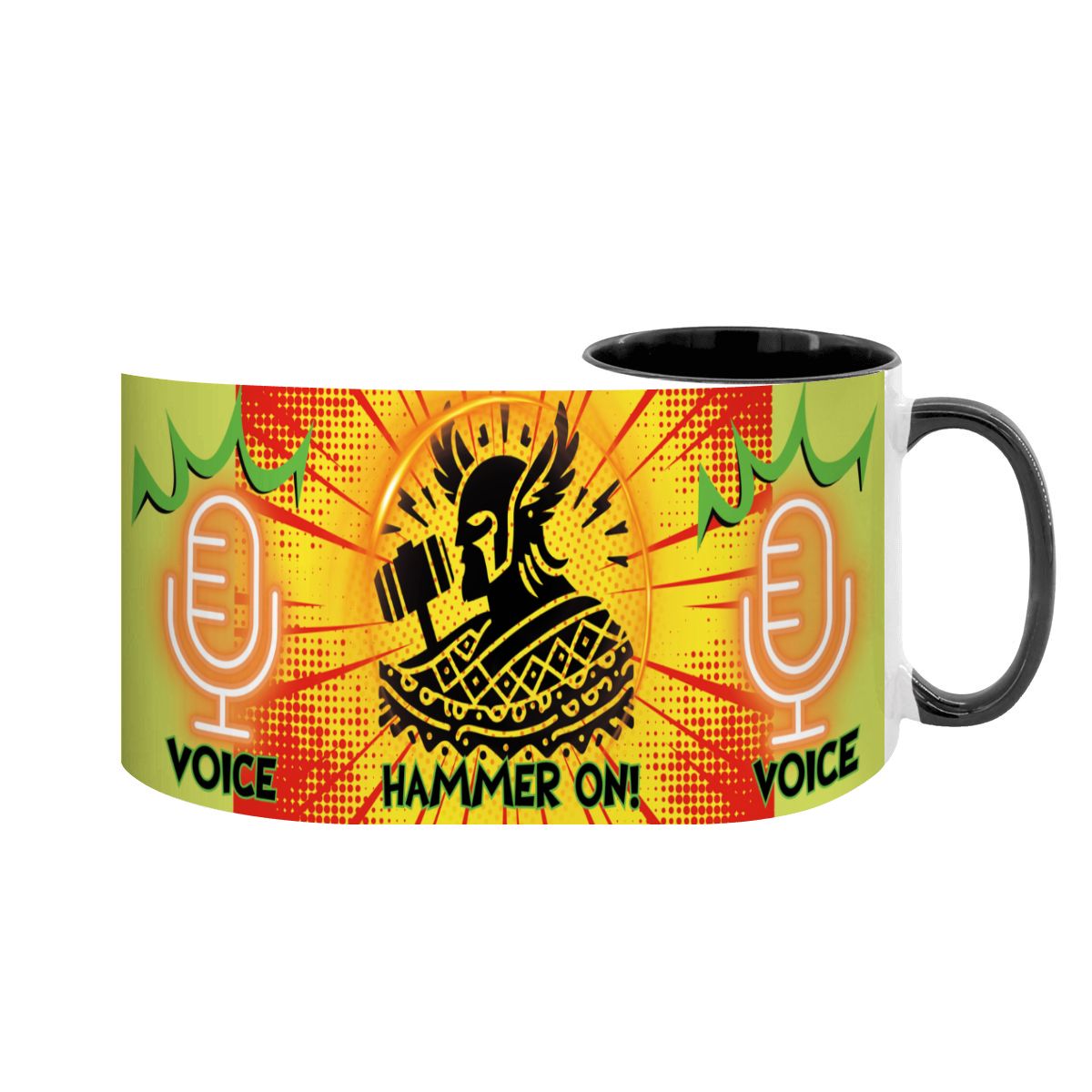 Large Colorful Mug (15oz) (Made in USA)