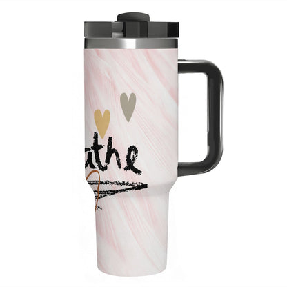 40oz Tumbler with Handle and Straw (Made in USA)
