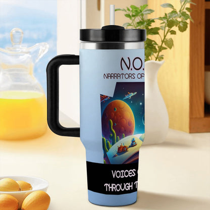 40oz Tumbler with Handle and Straw (Made in USA)